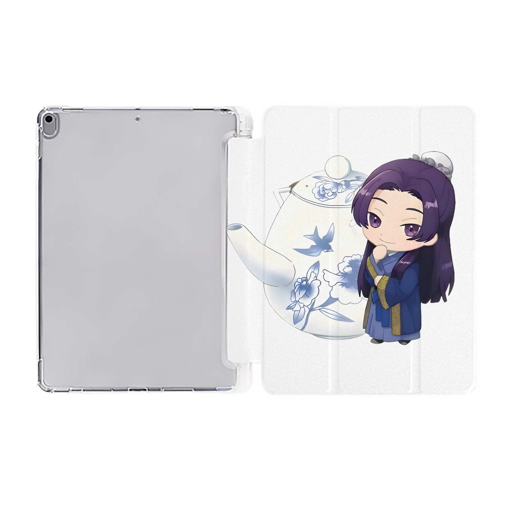 （画像用） 薬屋のひとりごと The Apothecary Diaries IPad ケース ペン収納付き 三つ折りスタンド PUレザー×シリコン 対応機種9.5/10.5/10.9インチ